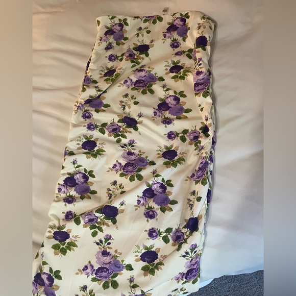 Heavy Manners Purple Flowers 💐 Tulip Skirt in Large - Picture 6 of 16